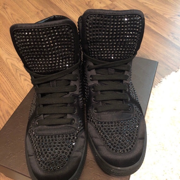 Gucci rare high tops rhinestones - Picture 2 of 4